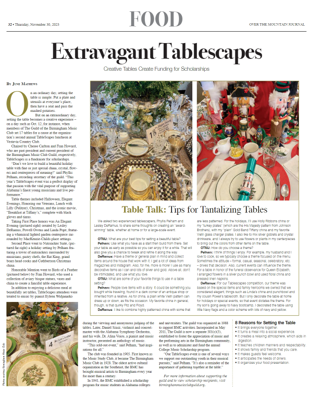 OTMJ Tablescapes Article