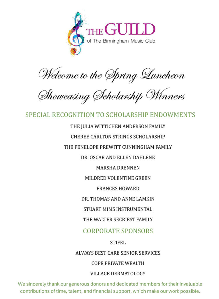 poster 2026 Scholarship Luncheon